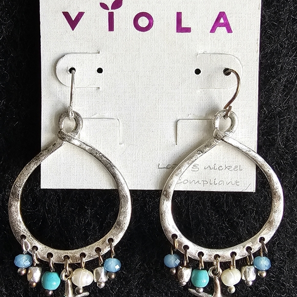 Shellfish Hoop Earrings - Picture 2 of 4